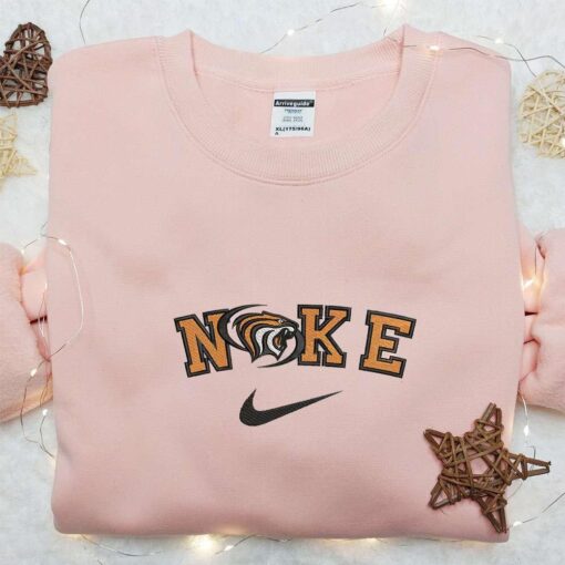 Pacific Tigers x Nike Embroidered Shirt NCAA Sports Embroidered Hoodie Best Gift Idea
