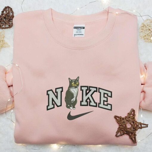 Pet Tuxedo Cat Animal Embroidered Shirt, Animal Lover, Best Gift For Family