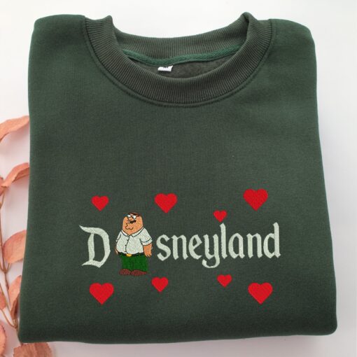 Peter Griffin Disneyland Embroidery, Disneyland Embroidered Sweatshirt, Movie Disney Inspired, Best Gifts Idea For Him Her - Image 3