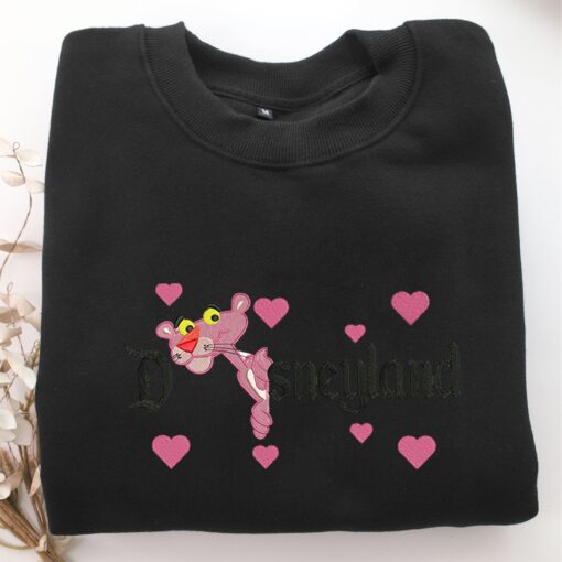 Pink Panther v2 Disneyland Embroidery, Disneyland Embroidered Sweatshirt, Movie Disney Inspired, Best Gifts Idea For Him Her - Image 5