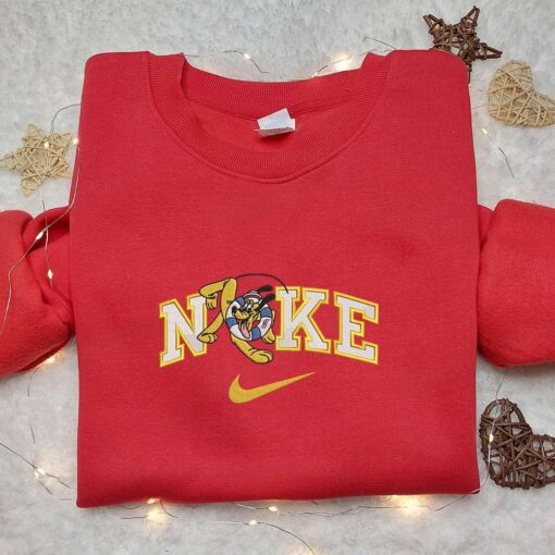 Pluto Cruise Trip X Nike Embroidered Shirt Disney Characters Embroidered Shirt Cartoon Embroidered Hoodie 1