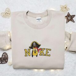 Pluto Pirate x Nike Embroidered Sweatshirt Walt Disney Characters Embroidered Shirt Best Halloween Gift Ideas