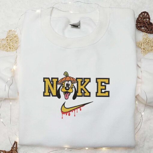 Pluto x Nike Embroidered Hoodie Nike Inspired Embroidered Shirt Best Halloween Gift Ideas