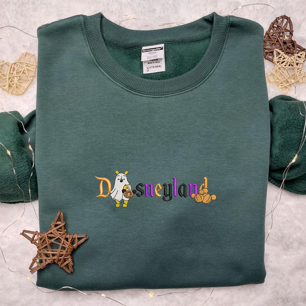 Pooh Boo Ghost Disneyland Halloween Embroidered Shirt