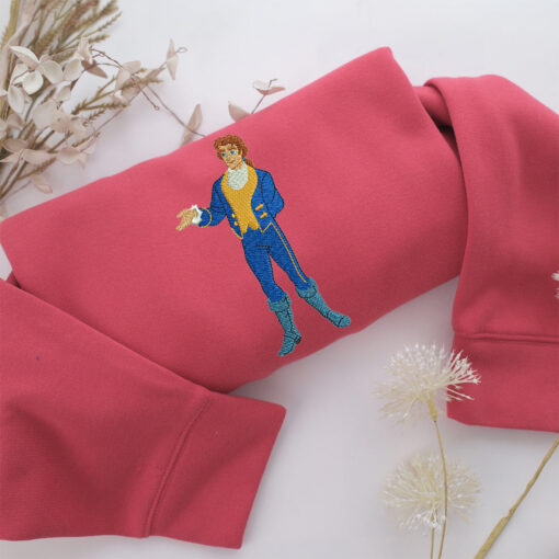 Prince Adam Beast Embroidery, Disneyland Embroidered Sweatshirt, Movie Disney Inspired, Best Gifts Idea For Him Her - Image 4