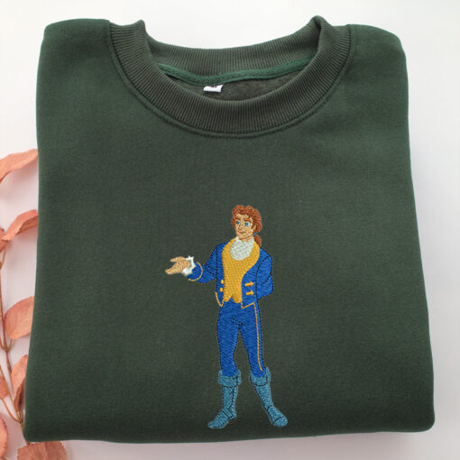 Prince Adam Beast Embroidery, Disneyland Embroidered Sweatshirt, Movie Disney Inspired, Best Gifts Idea For Him Her - Image 3