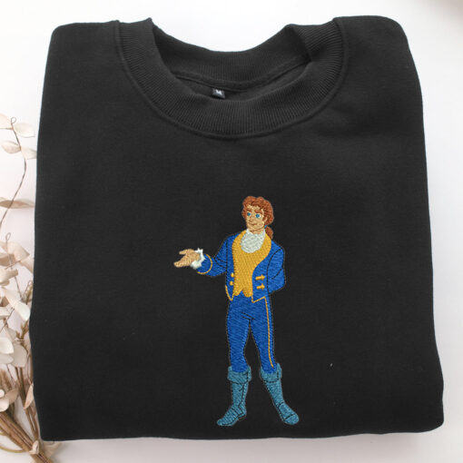 Prince Adam Beast Embroidery, Disneyland Embroidered Sweatshirt, Movie Disney Inspired, Best Gifts Idea For Him Her - Image 5