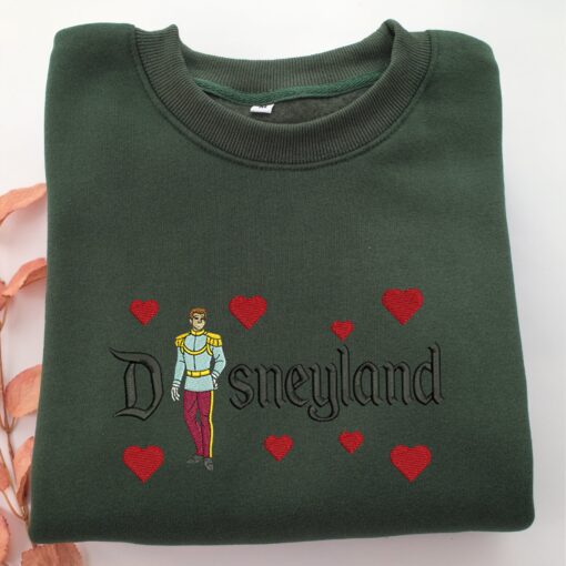 Prince Charming Disneyland Embroidery, Disneyland Embroidered Sweatshirt, Movie Disney Inspired, Best Gifts Idea For Him Her - Image 3