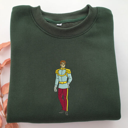 Prince Charming Embroidery, Disneyland Embroidered Sweatshirt, Movie Disney Inspired, Best Gifts Idea For Him Her - Image 3