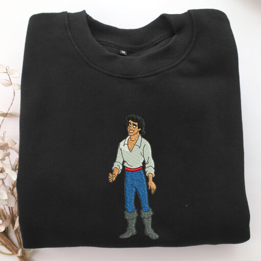 Prince Eric v2 Embroidery, Disneyland Embroidered Sweatshirt, Movie Disney Inspired, Best Gifts Idea For Him Her - Image 5