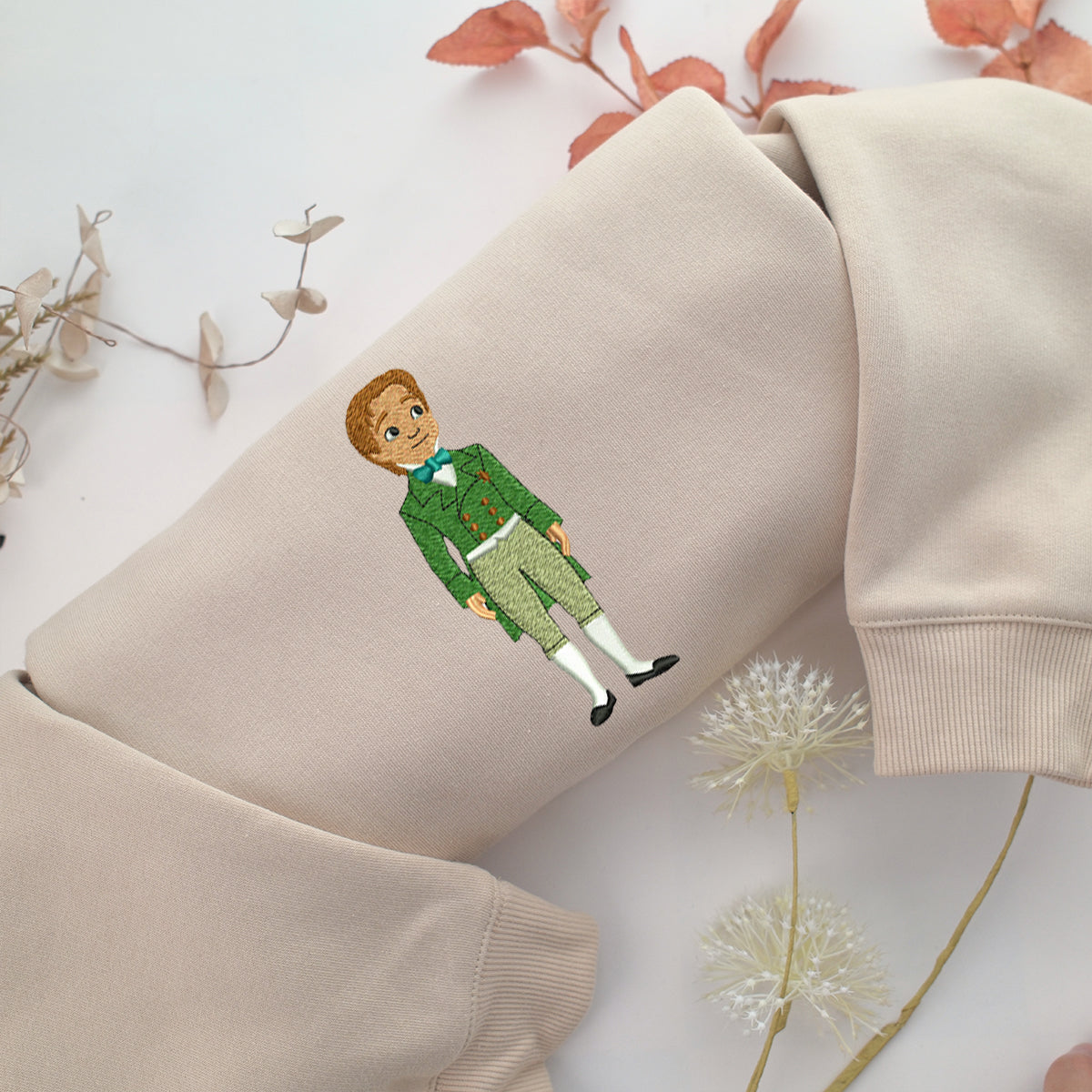 Prince James Embroidery, Disneyland Embroidered Sweatshirt, Movie Disney Inspired, Best Gifts Idea For Him Her