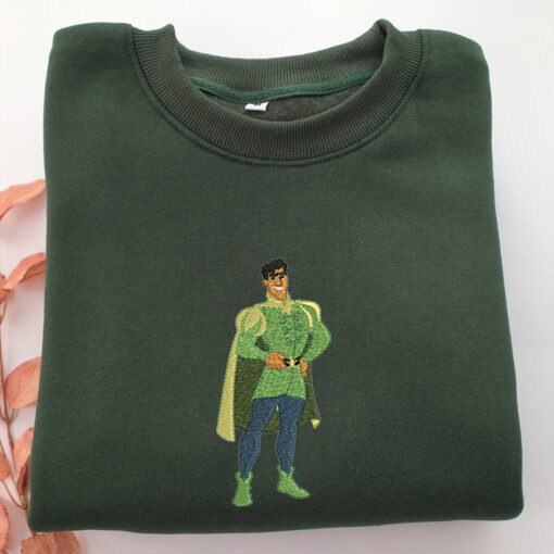 Prince Naveen Embroidery, Disneyland Embroidered Sweatshirt, Movie Disney Inspired, Best Gifts Idea For Him Her - Image 3