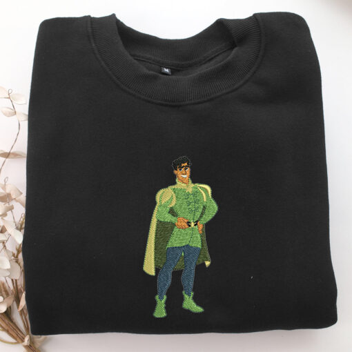 Prince Naveen Embroidery, Disneyland Embroidered Sweatshirt, Movie Disney Inspired, Best Gifts Idea For Him Her - Image 5