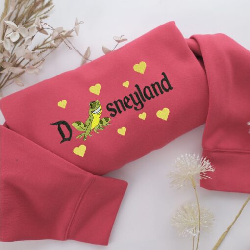 Prince Naveen Frog Disneyland Embroidery, Disneyland Embroidered Sweatshirt, Movie Disney Inspired, Best Gifts Idea For Him Her - Image 4