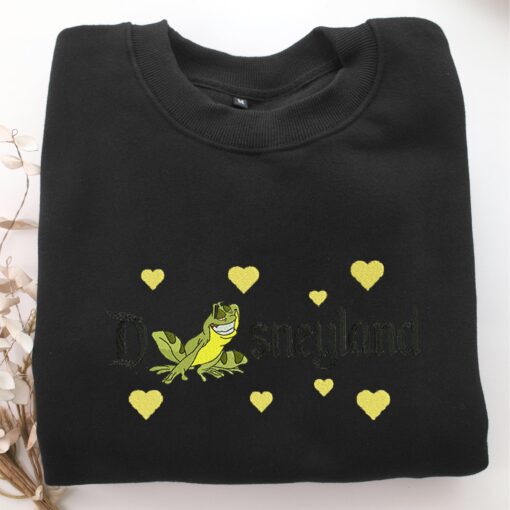 Prince Naveen Frog Disneyland Embroidery, Disneyland Embroidered Sweatshirt, Movie Disney Inspired, Best Gifts Idea For Him Her - Image 5