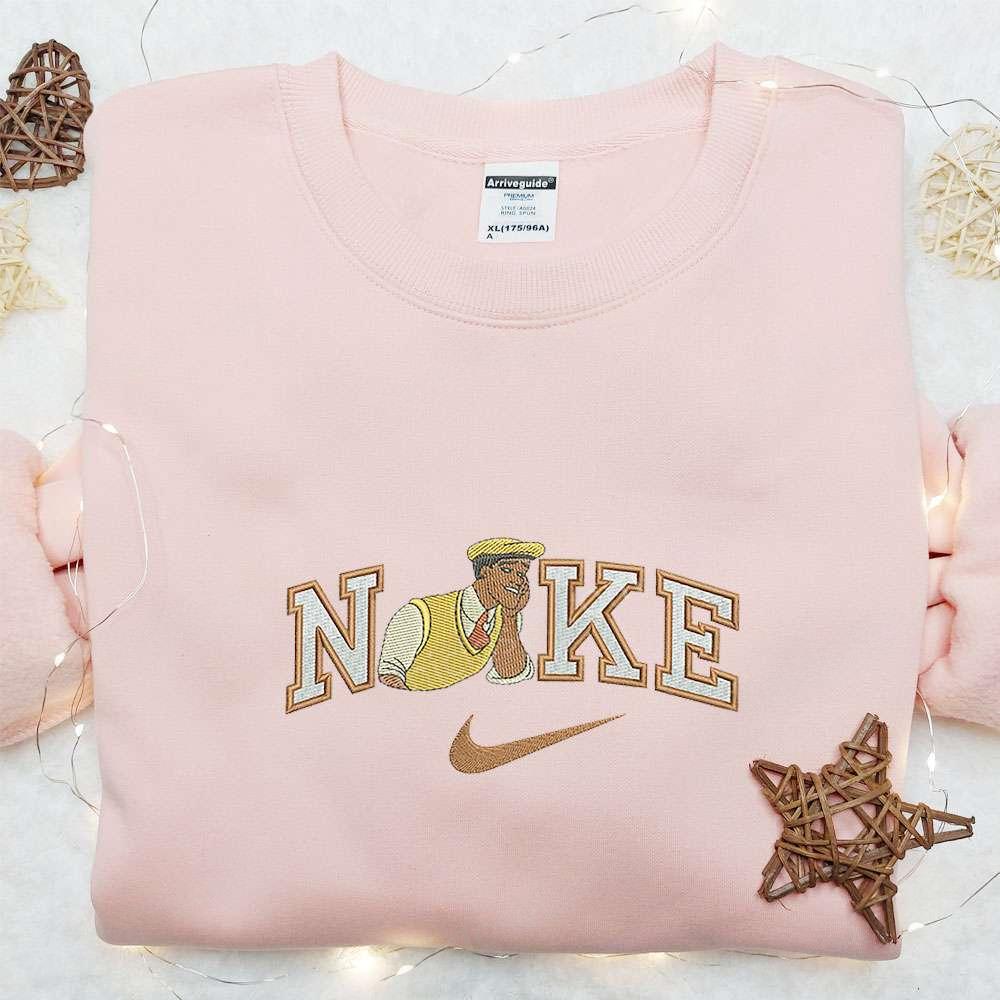 Prince Naveen Tiana X Nike Embroidered Shirt Disney Characters Embroidered Hoodie Best Gift Ideas