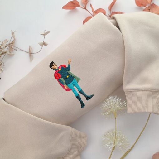 Prince Phillip Embroidery, Disneyland Embroidered Sweatshirt, Movie Disney Inspired, Best Gifts Idea For Him Her
