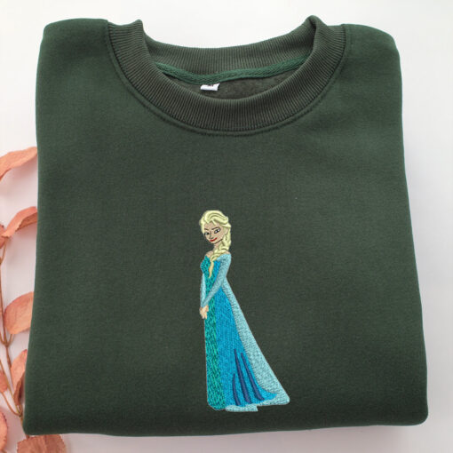 Princess Frozen Embroidery, Disneyland Embroidered Sweatshirt, Movie Disney Inspired, Best Gifts Idea For Him Her - Image 3