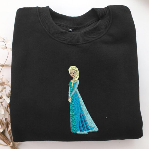 Princess Frozen Embroidery, Disneyland Embroidered Sweatshirt, Movie Disney Inspired, Best Gifts Idea For Him Her - Image 5