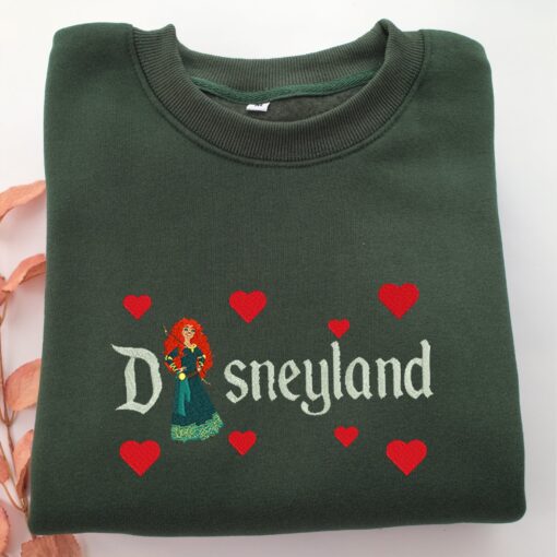 Princess Merida Disneyland Embroidery, Disneyland Embroidered Sweatshirt, Movie Disney Inspired, Best Gifts Idea For Him Her - Image 3