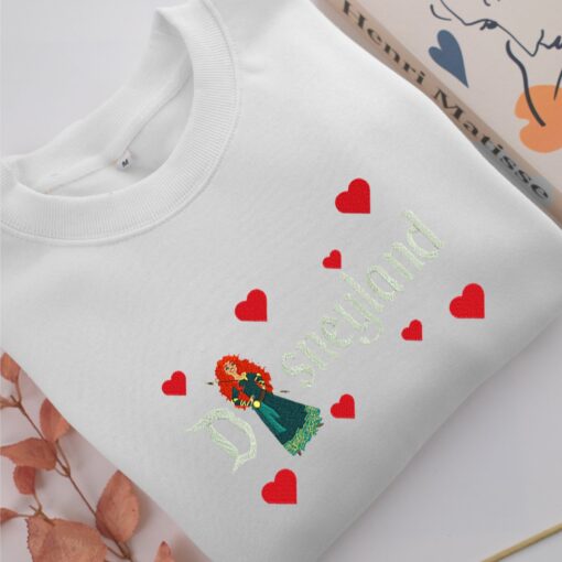 Princess Merida Disneyland Embroidery, Disneyland Embroidered Sweatshirt, Movie Disney Inspired, Best Gifts Idea For Him Her - Image 2