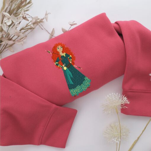 Princess Merida Embroidery, Disneyland Embroidered Sweatshirt, Movie Disney Inspired, Best Gifts Idea For Him Her - Image 4