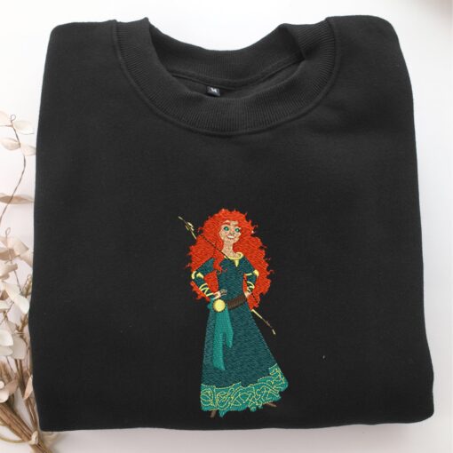 Princess Merida Embroidery, Disneyland Embroidered Sweatshirt, Movie Disney Inspired, Best Gifts Idea For Him Her - Image 5