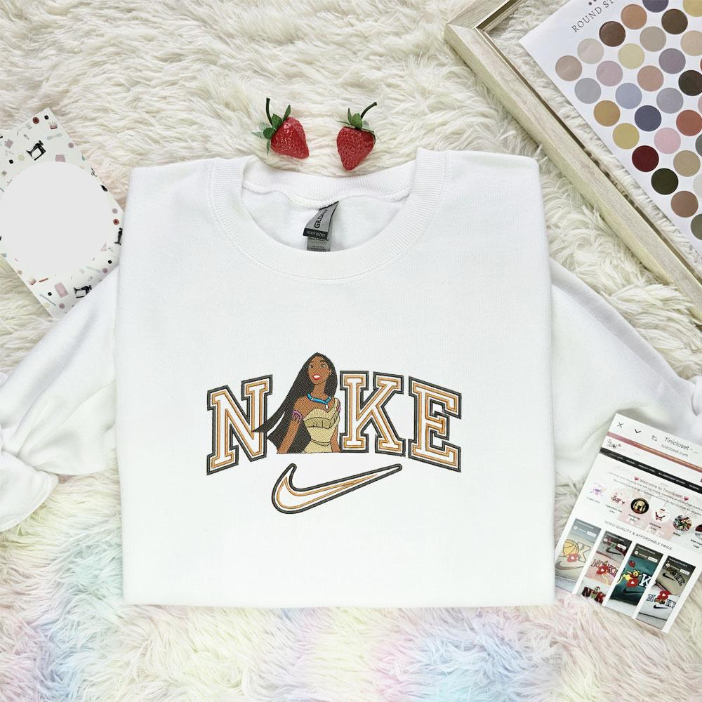 Princess Pocahontas Disney Characters Embroidered Shirt