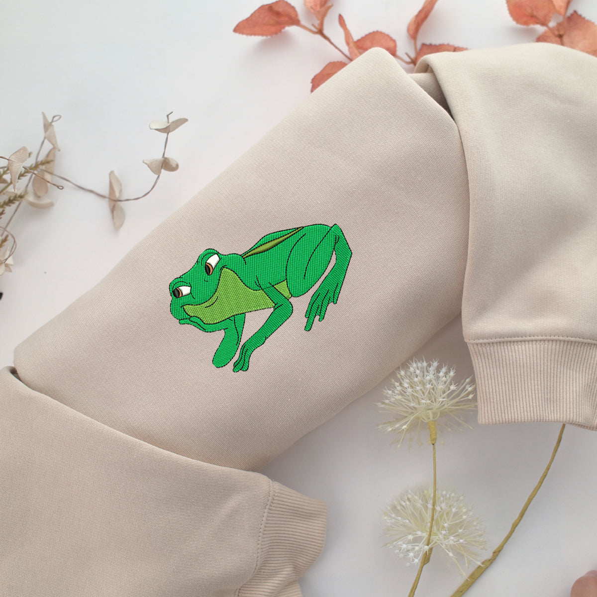 Princess Tiana Frog Embroidery, Disneyland Embroidered Sweatshirt, Movie Disney Inspired, Best Gifts Idea For Him Her