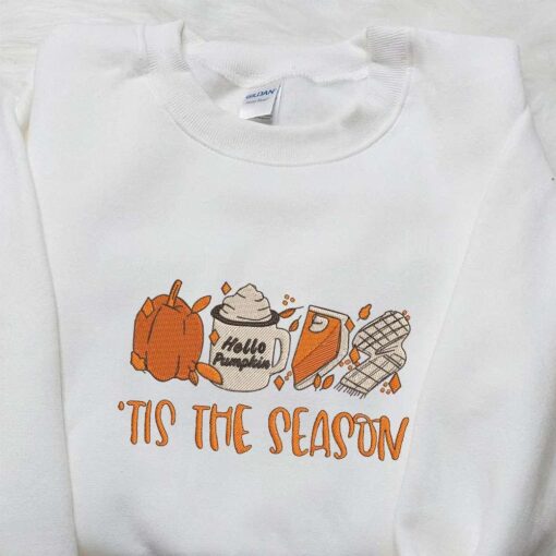 Pumpkin Sweets Embroidered Hoodie Halloween Embroidered T shirt Best Halloween Gift Ideas