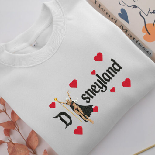 Queen La Disneyland Embroidery, Disneyland Embroidered Sweatshirt, Movie Disney Inspired, Best Gifts Idea For Him Her - Image 2