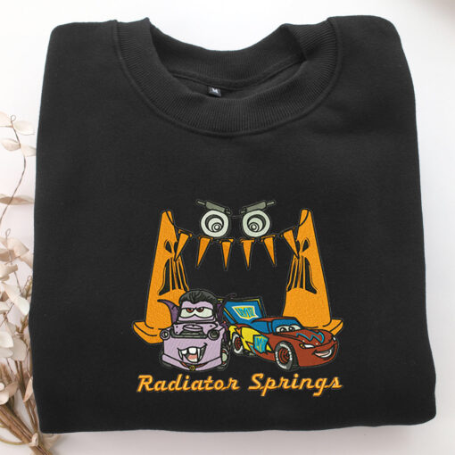 Radiators Springs Disneyland Embroidery, Disneyland Embroidered Sweatshirt, Movie Disney Inspired, Best Gifts Idea For Him Her - Image 5