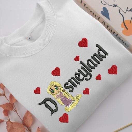 Rapunzel v1 Disneyland Embroidery, Disneyland Embroidered Sweatshirt, Movie Disney Inspired, Best Gifts Idea For Him Her - Image 2