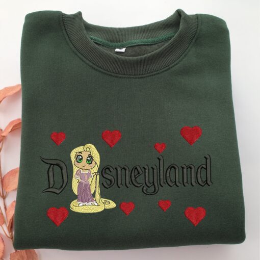 Rapunzel v1 Disneyland Embroidery, Disneyland Embroidered Sweatshirt, Movie Disney Inspired, Best Gifts Idea For Him Her - Image 3