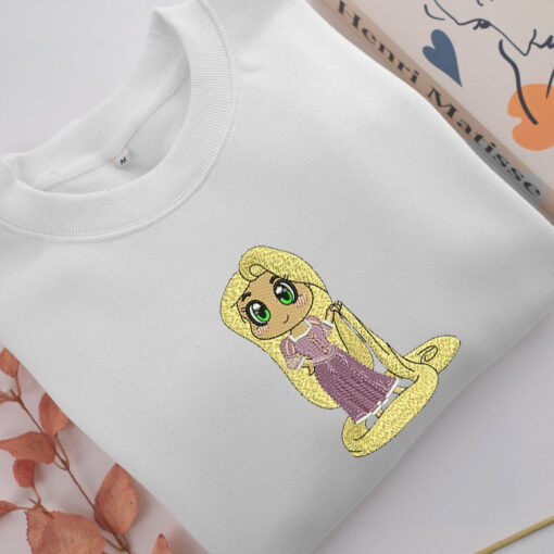 Rapunzel v1 Embroidery, Disneyland Embroidered Sweatshirt, Movie Disney Inspired, Best Gifts Idea For Him Her - Image 2