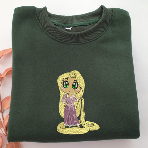 Rapunzel v1 Embroidery, Disneyland Embroidered Sweatshirt, Movie Disney Inspired, Best Gifts Idea For Him Her - Image 3