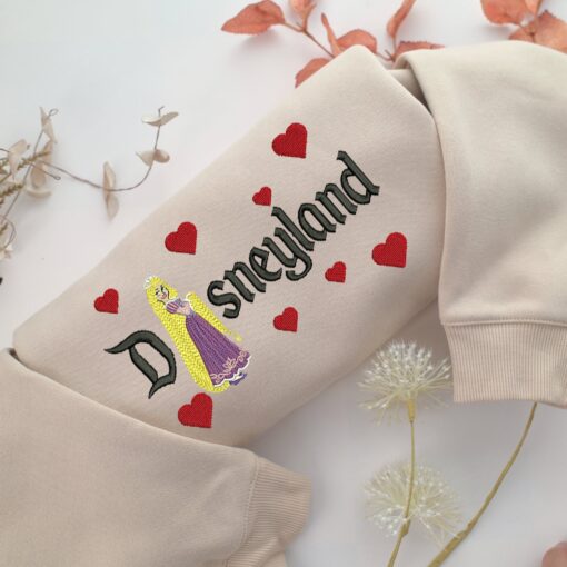 Rapunzel v2 Disneyland Embroidery, Disneyland Embroidered Sweatshirt, Movie Disney Inspired, Best Gifts Idea For Him Her