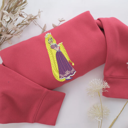 Rapunzel v2 Embroidery, Disneyland Embroidered Sweatshirt, Movie Disney Inspired, Best Gifts Idea For Him Her - Image 4