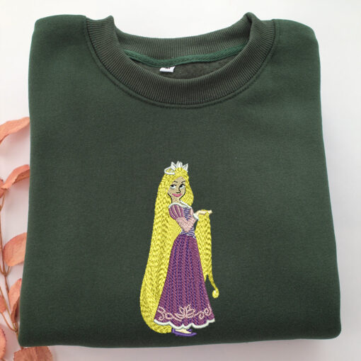 Rapunzel v2 Embroidery, Disneyland Embroidered Sweatshirt, Movie Disney Inspired, Best Gifts Idea For Him Her - Image 3
