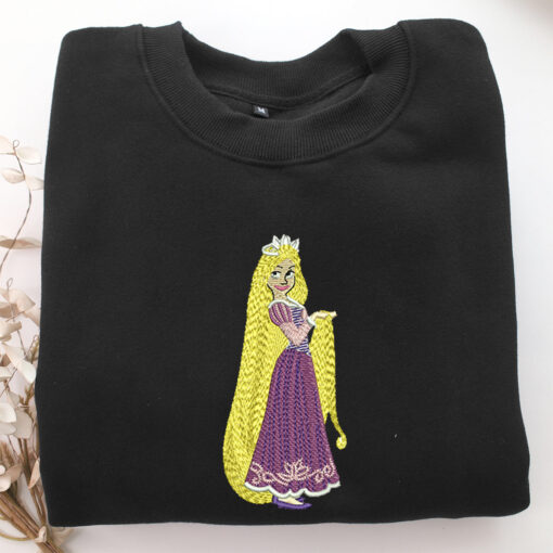 Rapunzel v2 Embroidery, Disneyland Embroidered Sweatshirt, Movie Disney Inspired, Best Gifts Idea For Him Her - Image 5