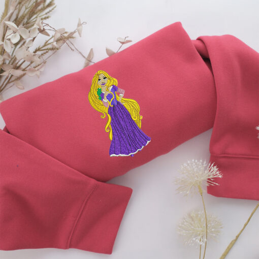 Rapunzel v3 Embroidery, Disneyland Embroidered Sweatshirt, Movie Disney Inspired, Best Gifts Idea For Him Her - Image 4