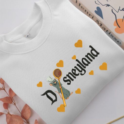 Ratatouille Disneyland Embroidery, Disneyland Embroidered Sweatshirt, Movie Disney Inspired, Best Gifts Idea For Him Her - Image 2