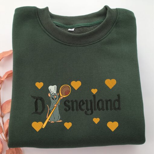 Ratatouille Disneyland Embroidery, Disneyland Embroidered Sweatshirt, Movie Disney Inspired, Best Gifts Idea For Him Her - Image 3