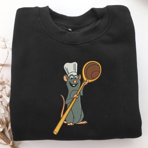 Ratatouille Embroidery, Disneyland Embroidered Sweatshirt, Movie Disney Inspired, Best Gifts Idea For Him Her - Image 5