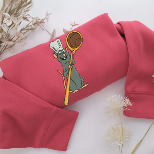 Ratatouille Embroidery, Disneyland Embroidered Sweatshirt, Movie Disney Inspired, Best Gifts Idea For Him Her - Image 4