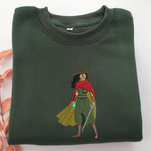 Raya Embroidery, Disneyland Embroidered Sweatshirt, Movie Disney Inspired, Best Gifts Idea For Him Her - Image 3