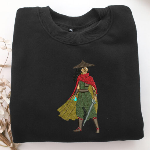 Raya Embroidery, Disneyland Embroidered Sweatshirt, Movie Disney Inspired, Best Gifts Idea For Him Her - Image 5