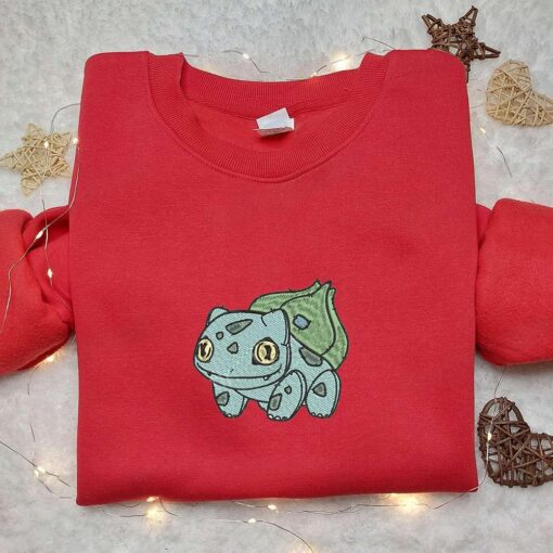 Reddoc Bulbasaur Pokemon Scary Cartoon Embroidery_rmw