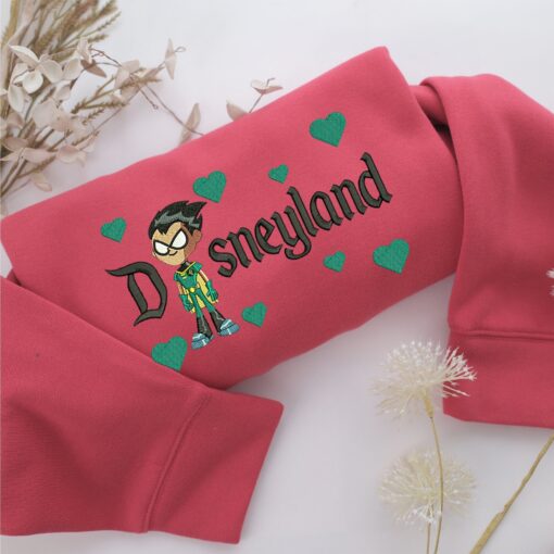 Robin Disneyland Embroidery, Disneyland Embroidered Sweatshirt, Movie Disney Inspired, Best Gifts Idea For Him Her - Image 4