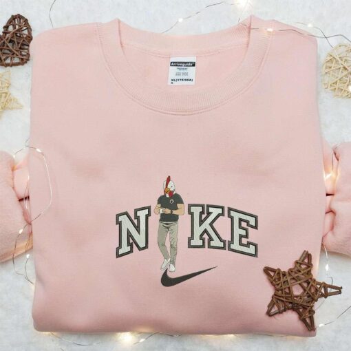 Roosterman x Nike Embroidered Shirt Celebrity Embroidered Sweatshirt Nike Inspired Embroidered Hoodie